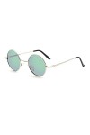 LHSDMOAT Lunettes de soleil polarisées unisexes rétro, lunettes de soleil rondes vintage de style Lennon pour hommes femmes, 