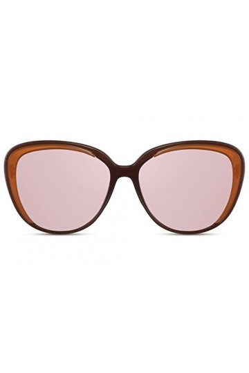 Cheapass Lunettes de Soleil Papillon Grises avec Grands Verres Violets Dégradés Protection UV400 Femmes