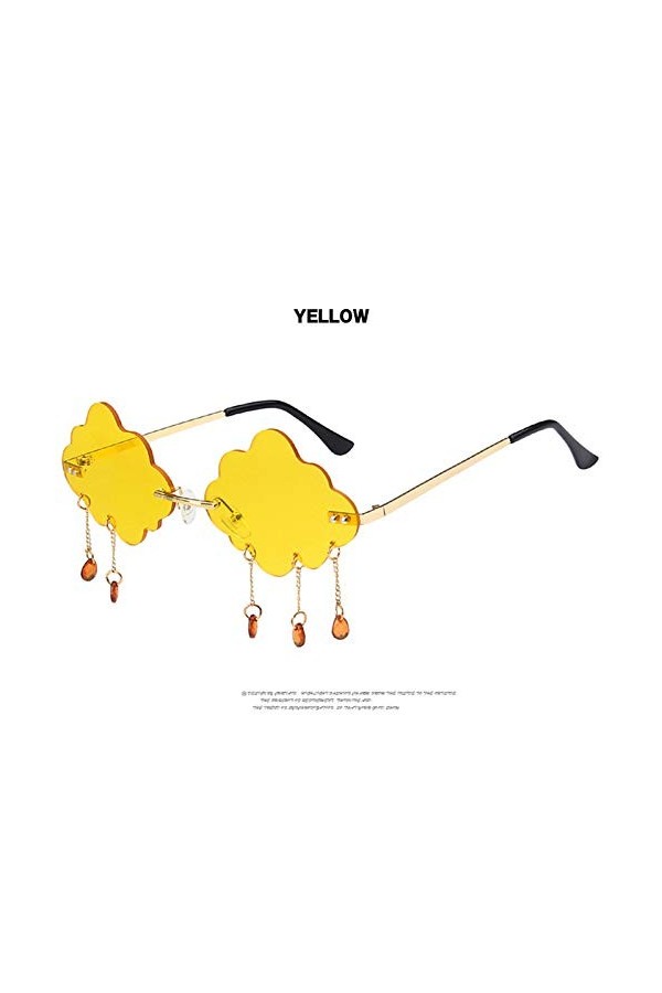 Lunettes de soleil vintage pour femme - Lunettes de soleil sans bord - Lunettes de soleil hippie - Lunettes de soleil papillo