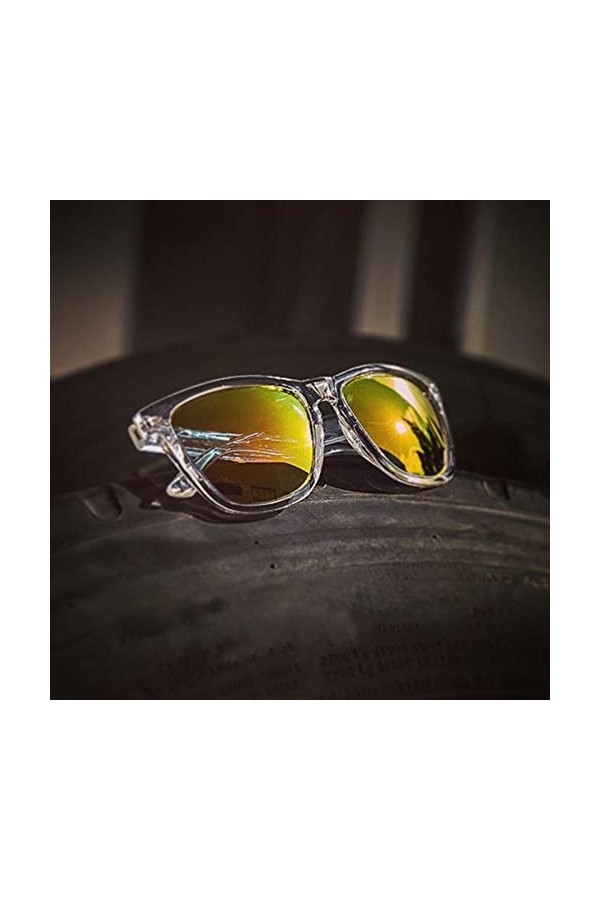 SARGE Unisexe Clear Frame Green Lens Lunettes&nbsp;de Soleil Lunettes de Soleil Mode Lunettes de Soleil Femmes Lunettes de Vue