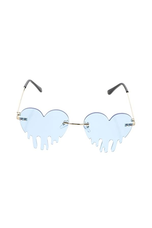 Toyvian Larmes Drôle Lunettes Nuage Sans Monture Lunettes De Soleil De Quai Pour Femmes Lunettes De Soleil Femme Lunettes De 
