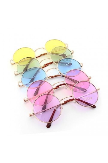 SOIMISS Rave Lunettes De Soleil Pour Femmes Lumière Fluorescente Lunettes Femmes De Lunettes De Soleil Couleur Or Cadre Lunet
