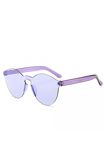 2023 Nouvelles Lunettes De Soleil pour Femmes Luxe Rond Dégradé Lunettes De Soleil Femmes Une Pièce sans Monture Lunettes De 