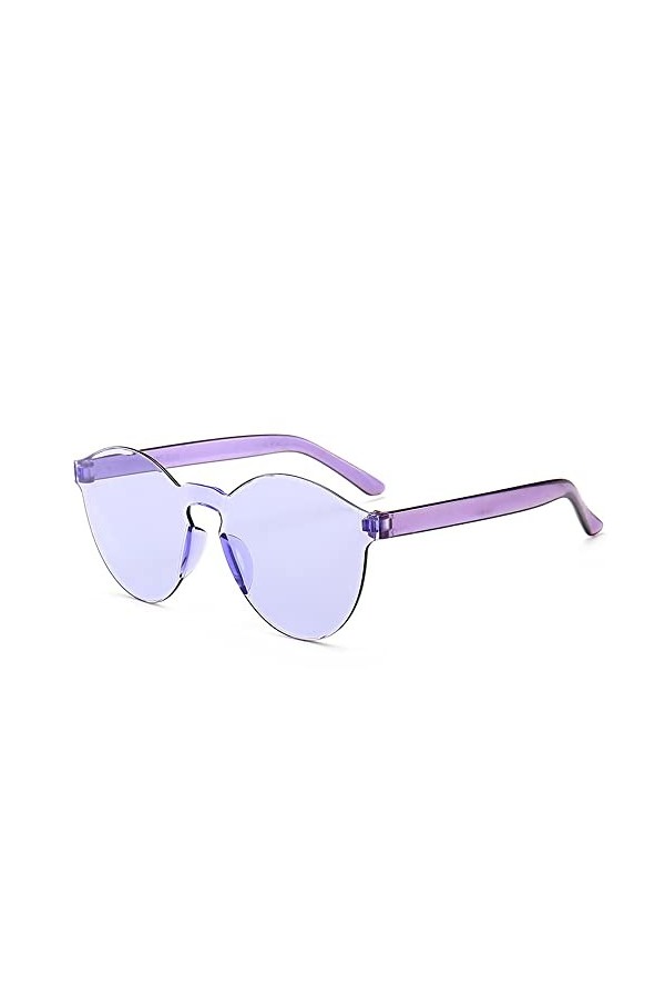 2023 Nouvelles Lunettes De Soleil pour Femmes Luxe Rond Dégradé Lunettes De Soleil Femmes Une Pièce sans Monture Lunettes De 