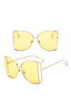 Lubier pour femme Perle de Grand cadre Lunettes de soleil Lunettes soleil femme coloré en métal ajouré dans toute SA Vérité l