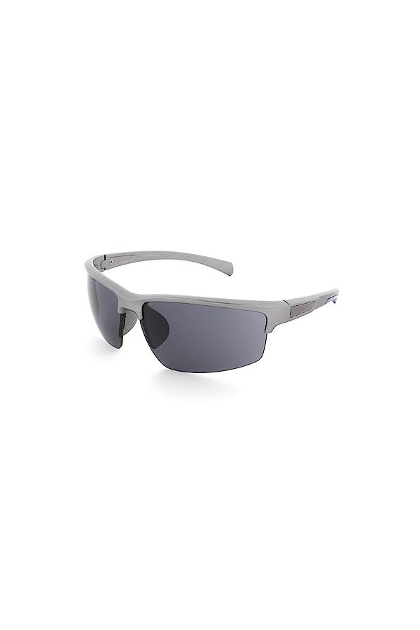 Basley Lunettes de Soleil Sportives Unisexes 8187-a-36, Gris, Taille Unique Homme