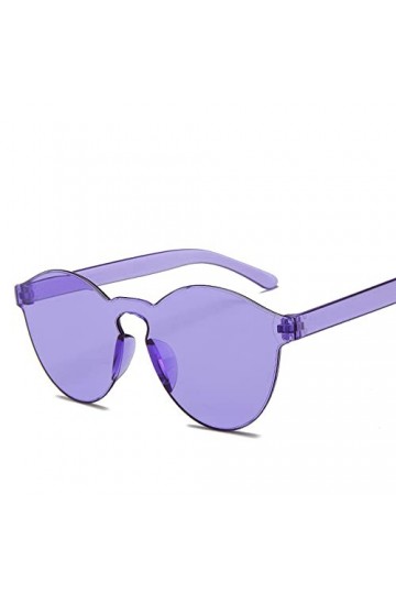 2023 Nouvelles Lunettes De Soleil épaisses sans Monture Femmes Océan Couleur Lentille Lunettes De Soleil Femme Sexy Dame Tran