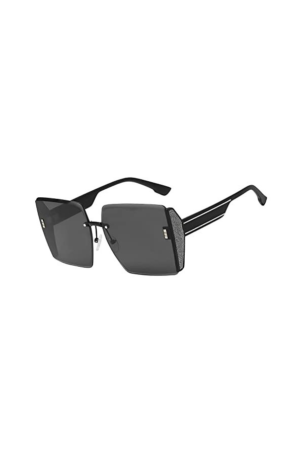 LOVIVER Lunettes de soleil pour femmes Lunettes de soleil surdimensionnées Lunettes de soleil à la mode confortables Protecti