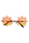 ERINGOGO 1 Pc Des Lunettes Décorations De Lunettes Décor De Noël Lunettes De Soleil Sans Monture Fêtebrille Lunettes De Solei