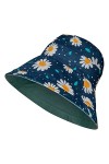 Dedoles Chapeau Femme Soleil Chapeau de Plage Flamant Tropical Doux Respirant Réversible