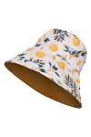 Dedoles Chapeau Femme Soleil Chapeau de Plage Flamant Tropical Doux Respirant Réversible