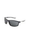 Basley Lunettes de Soleil Sportives Unisexes 8174-a-36, Gris, Taille Unique Homme