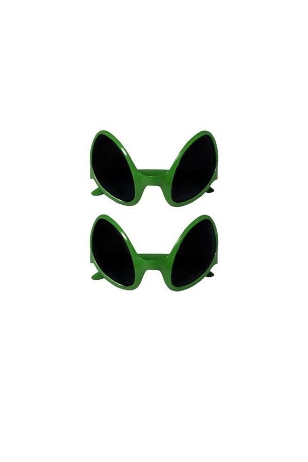 Dozer Alien Gonflable 64 cm Vert avec Lunettes de Soleil UV 400 Protection Pack de 2 Lunettes Alien 