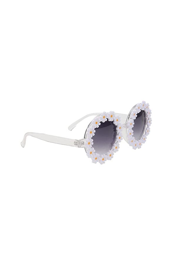 Totority 1 Paire De Lunettes Décorées De Fleurs Lunettes De Mode Pour Femmes Cadeau En Plein Air Drôle Lunettes Fille Cadeaux