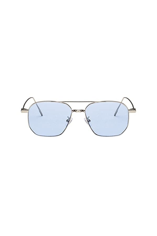 Dorjuli Lunettes de soleil pour femme - Lunettes de soleil classiques sans bord - Style hippie - Confortables - Haute définit