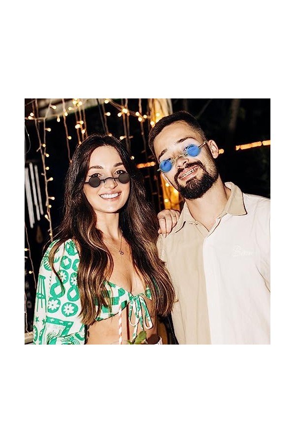 Kisangel 2 Pièces Lunettes Polarisées Pour Hommes Nuances De Nouveauté Lunettes De Soleil Vintage Pour Femmes Lunettes De Sol