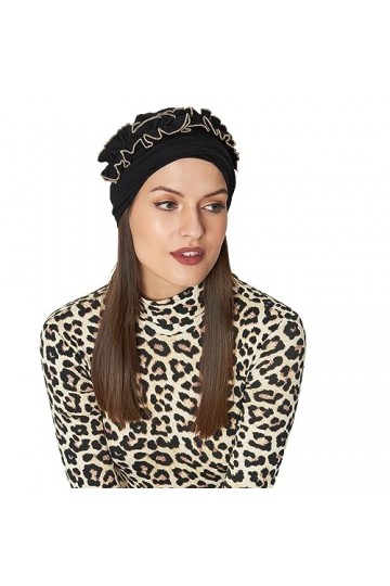 SAKUCHI Bonnet Chimio à Volants pour Les Patients atteints de Cancer ayant Une Perte de Cheveux, Couvre-Chef en Bambou Doux e