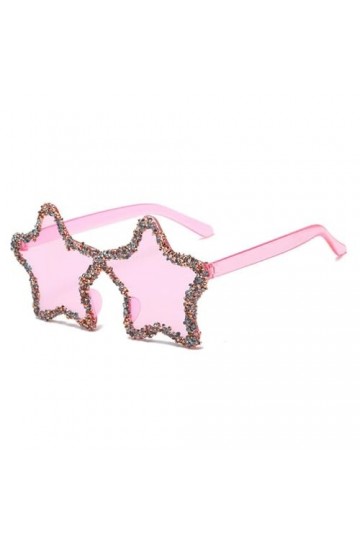 Lunettes de soleil vintage DiscoHippie en forme détoile style années 80 pour homme et femme Costume de fête Cadeaux Lunettes