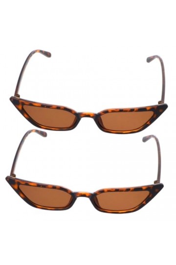 WRITWAA 2Pcs Lunettes De Soleil À Petite Monture Lunettes De Soleil Adultes Accessoires De Lunettes Délicats Lunettes De Sole