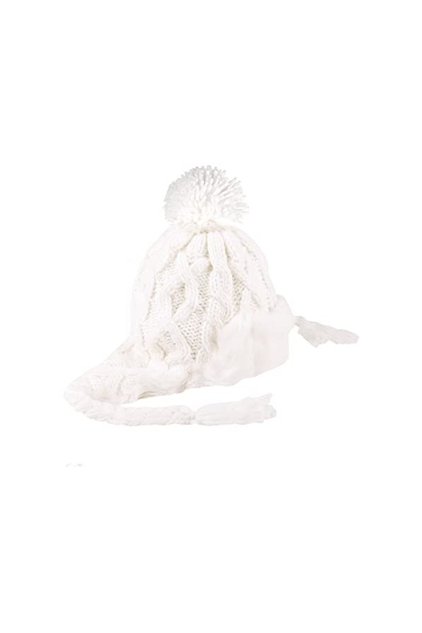 Colours & Beauty Chapeau Chapkas Cache-Oreille Femme Fausse Fourrure Blanche | Élégant Chapeau d’Hiver pour Femmes |Bonnet Ch