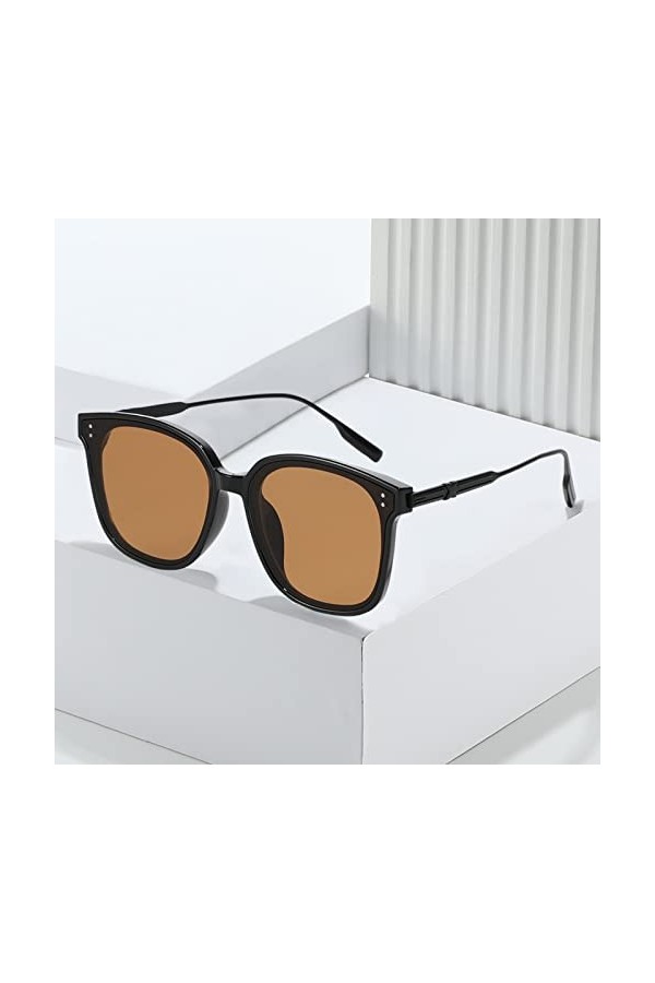 Dorjuli Lunettes de soleil polarisées rétro pour fête - Lunettes de soleil sans cadre - Lunettes amusantes pour homme/femme -