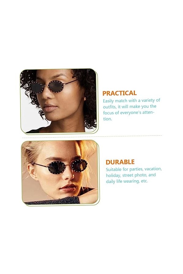 SOIMISS Lunettes De Soleil Diamant Lunettes De Soleil Pour Femmes Lunettes De Soleil Pour Femmes À La Mode Cadeau Pour Femme 