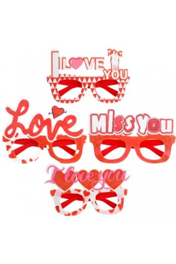 ibasenice 4 Pcs Amour Lunettes Femmes Lunettes De Soleil Rouge Lunettes Lunettes Cadres En Verre Pour Femme Valentines Lunett