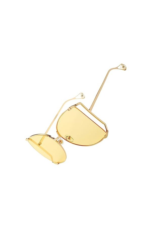 Lurrose Accessoires De Plage Pour Femmes Lunettes De Soleil Surdimensionnées Lunettes De Fête Lunettes De Mode Pour Femmes Lu