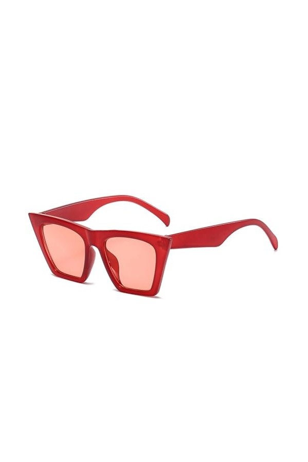 Lunettes De Soleil œil De Chat pour Femmes, Nouvelle Mode, Tendance, Nuances Marron, Uv400, 2023 Color:Blanc 