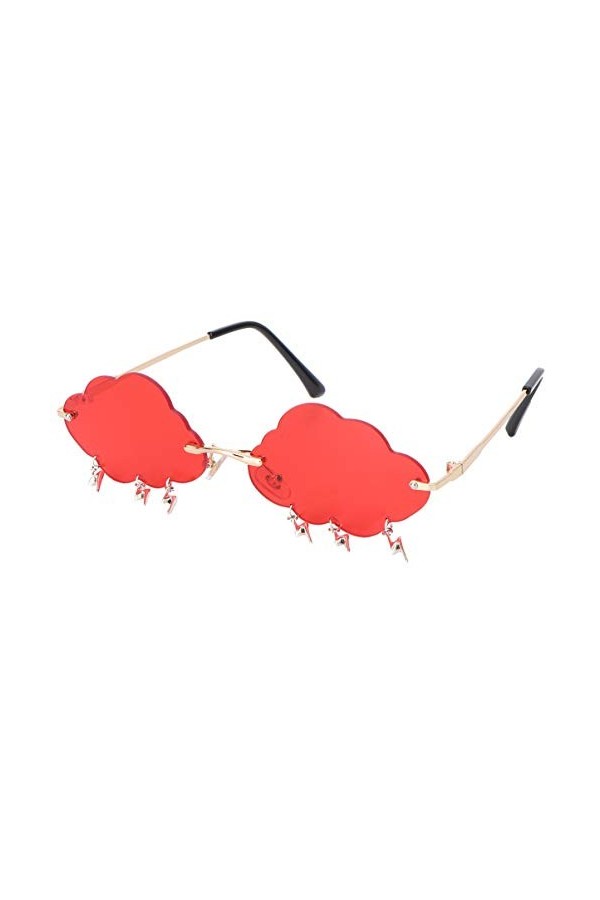 VALICLUD 1 Paire Lunettes De Soleil Nuage Lunettes De Soleil Pour Femmes Lunettes Sans Monture Lunettes De Soleil Sans Montur