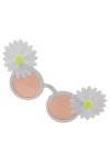 VALICLUD Lunettes De Soleil Décoratives À Fleurs Lentilles Pour Cadeaux Danniversaire Pour Adolescentes Filles Hommes Et Fem