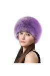 Lifup Femme Chapka en Fausse Fourrure, Toque de Style Russe, Chapeau Hiver Violet