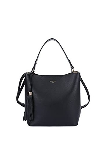 Olivia & Gallantry - Sac à main femme DQ-7429-1+ Cadeau surprise, Sac Cabas Femmes PU Cuir ECO Sac a Main Travail - Noir