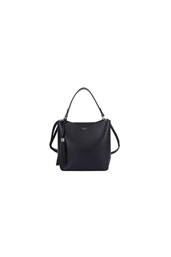 Olivia & Gallantry - Sac à main femme DQ-7429-1+ Cadeau surprise, Sac Cabas Femmes PU Cuir ECO Sac a Main Travail - Noir