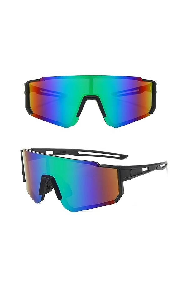 MUSELK Lunettes de Soleil de Sport Homme et Femme Lunettes de Soleil Polarisées Lunettes de Soleil Avec UV400 pour Activités 