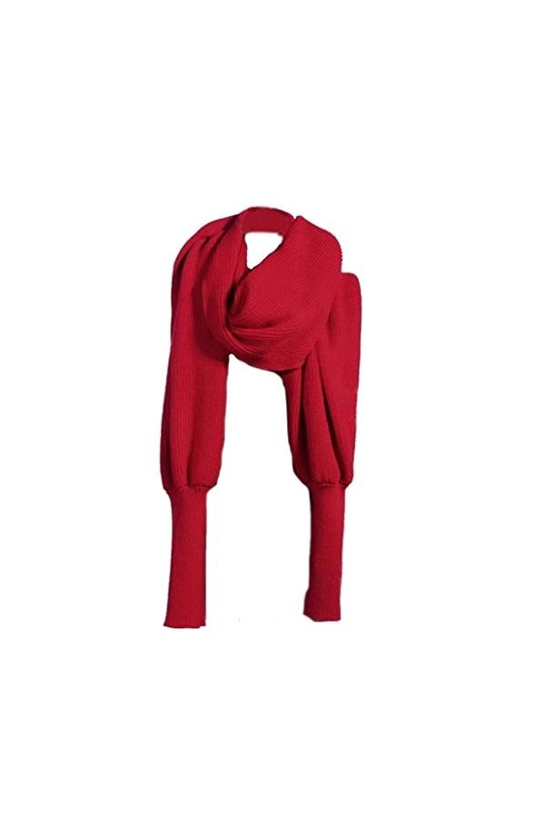 Bigood Echarpe Châle Femme Crochet Coton Foulard Pashmina Pull à Manches Longues Beige