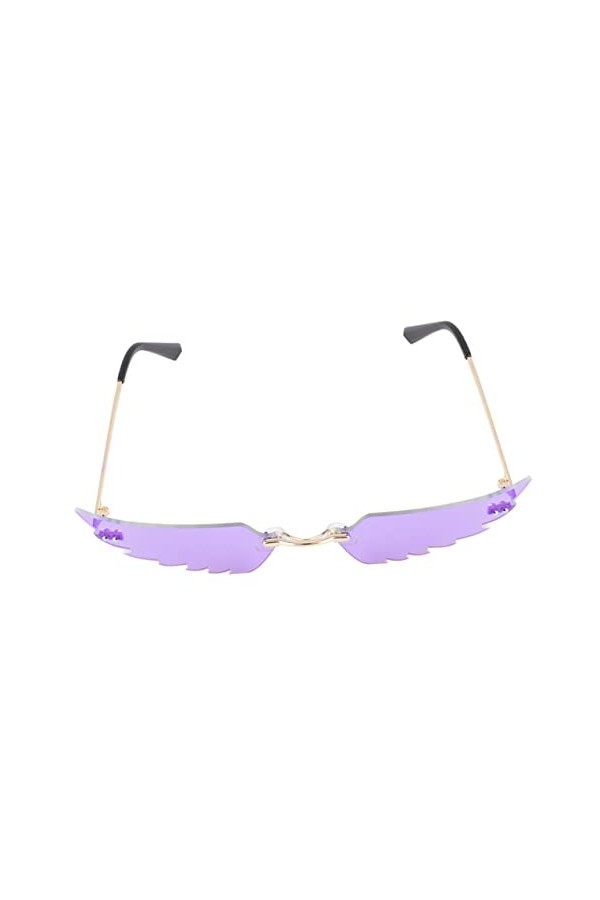 SOIMISS Femme Lunettes De Soleil Femmes De Lunettes De Soleil À La Mode Élégant Lunettes Pour Femmes Lunettes De Soleil Sans 