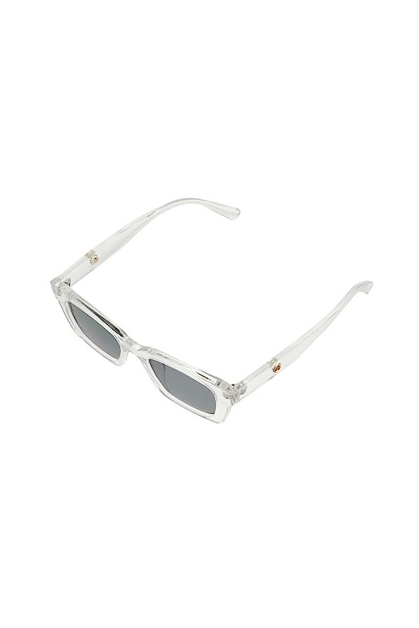 SOIMISS 1 PC Petit Carré Lunettes De Soleil En Métal Décor Extérieur Plat Top Lunettes De Soleil Femmes Femme Lunettes De Sol