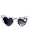 Lunettes de soleil pour femme avec perles pour enterrement de vie de jeune fille, cadeau pour fiançailles, fête, accessoires 