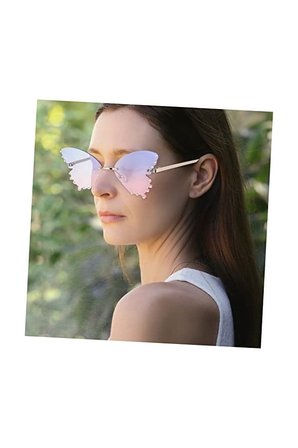 SOIMISS 1 Paire De Lunettes De Soleil Papillon Lunettes De Soleil DÉté Pour Femmes Lunettes De Soleil Pour Femmes Mode À La 