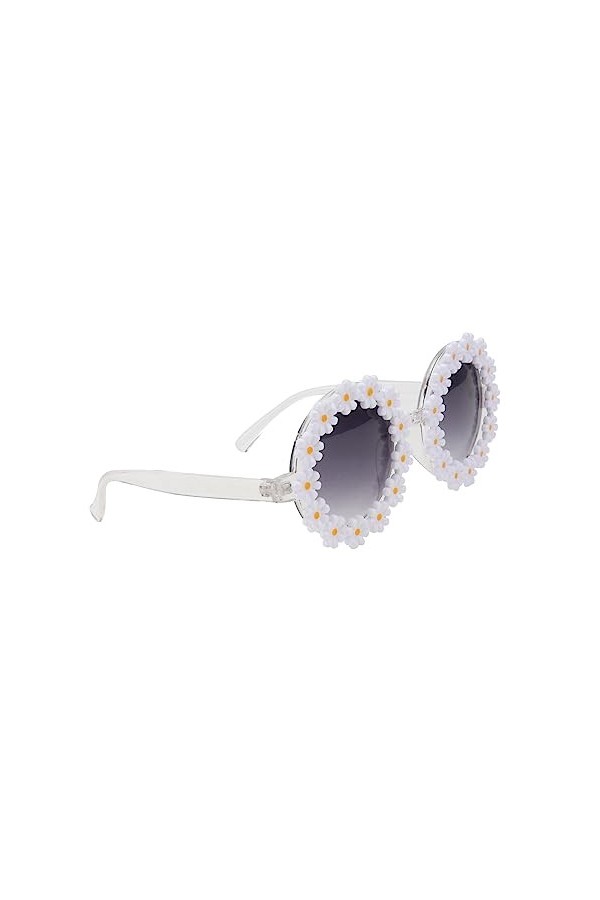 ibasenice 1 Paire De Lunettes Décorées De Fleurs Cadeaux DExtérieur Enfants Lunettes De Soleil Polarisées Cadeau Pour Femmes