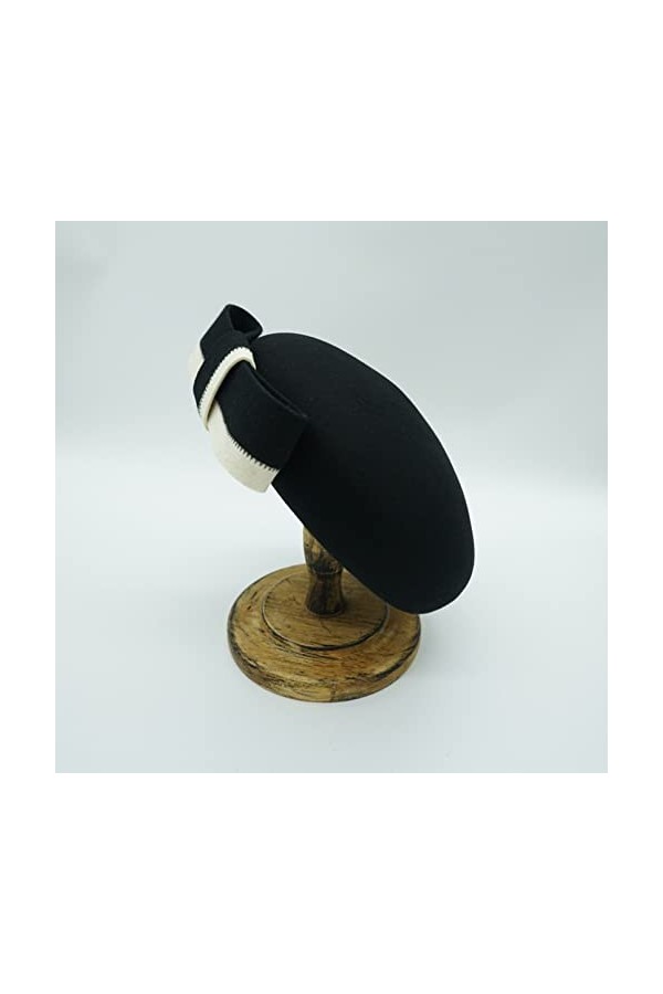 Chapeaux pour Femmes Femmes Béret d’Hiver Chapeaux Bowknot Fedoras Style Pillbox Hat Dames Party Robe de Mariage Chapeaux Cad