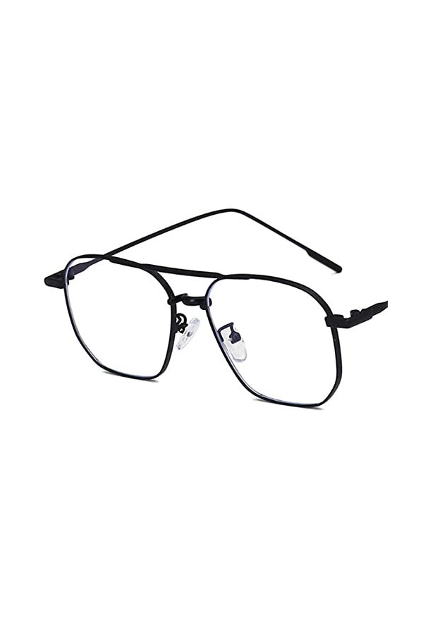 Y2K Lunettes de soleil punk Lunettes de soleil classiques avec miroir Lunettes de soleil sans cadre Lunettes de vue claire Lu