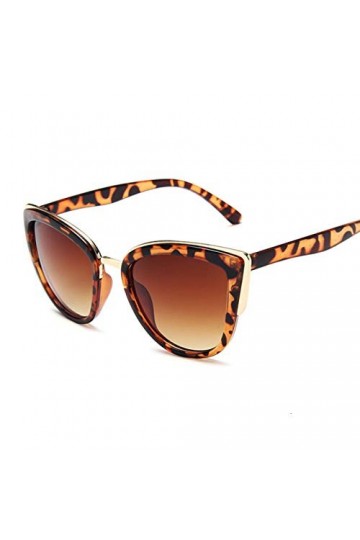 SHANGYUN Vintage&nbsp;&nbsp;&nbsp;Lunettes de Soleil Femmes Mode Lunettes de Soleil Femme Sexy léopard dégradé léopard