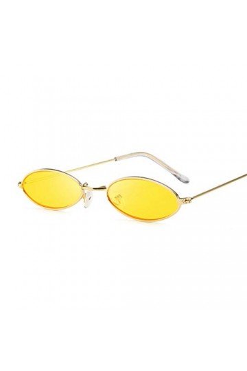 LUOXUEFEI De Soleil Lunettes Lunettes De Soleil Pour Femmes Lunettes De Soleil Ovales Montures Rondes En Métal Pour Femmes Pe