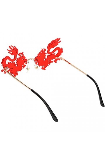 USHOBE 1 Paire Verres à Flamme Nuances De Lunettes De Style Chinois Lunettes De Soleil Tendance Pour Femmes Lunettes De Solei