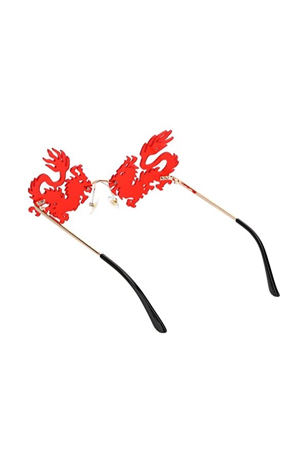 USHOBE 1 Paire Verres à Flamme Nuances De Lunettes De Style Chinois Lunettes De Soleil Tendance Pour Femmes Lunettes De Solei