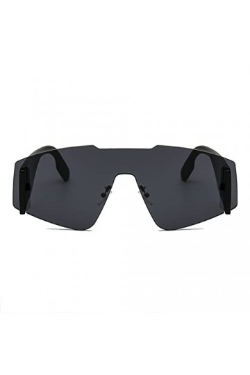 Dorjuli Y2k Lunettes de soleil sans monture polarisées rétro classiques avec miroir Lunettes de soleil sans monture Lunettes 