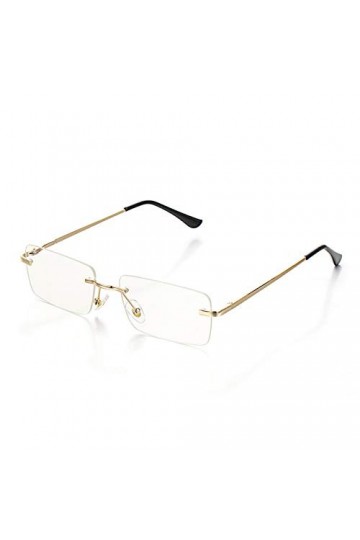 LUOXUEFEI Lunettes De Soleil Rectangle Sans Monture Femmes Lunettes De Soleil Lunettes Unisexe Accessoires De Plein Air