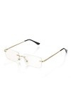 LUOXUEFEI Lunettes De Soleil Rectangle Sans Monture Femmes Lunettes De Soleil Lunettes Unisexe Accessoires De Plein Air